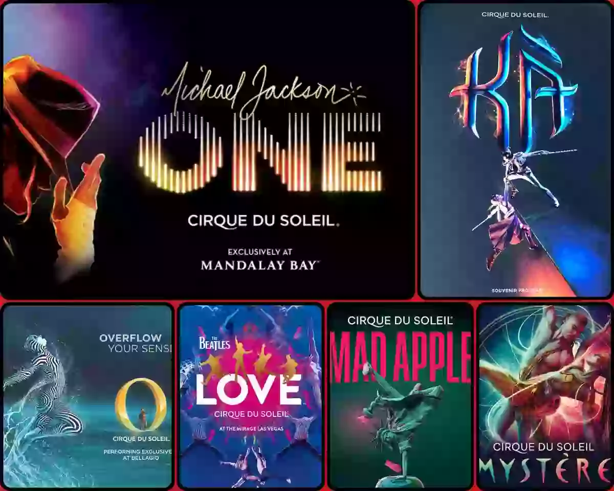 Cirque du Soleil shows in las vegas