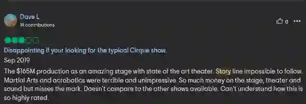 ka cirque du soleil review