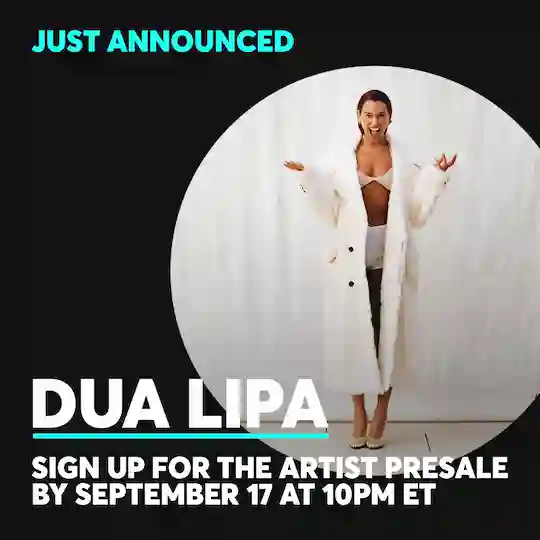 Dua Lipa presale