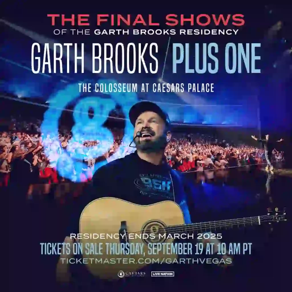 Garth Brooks las Vegas Colosseum Theater 2025