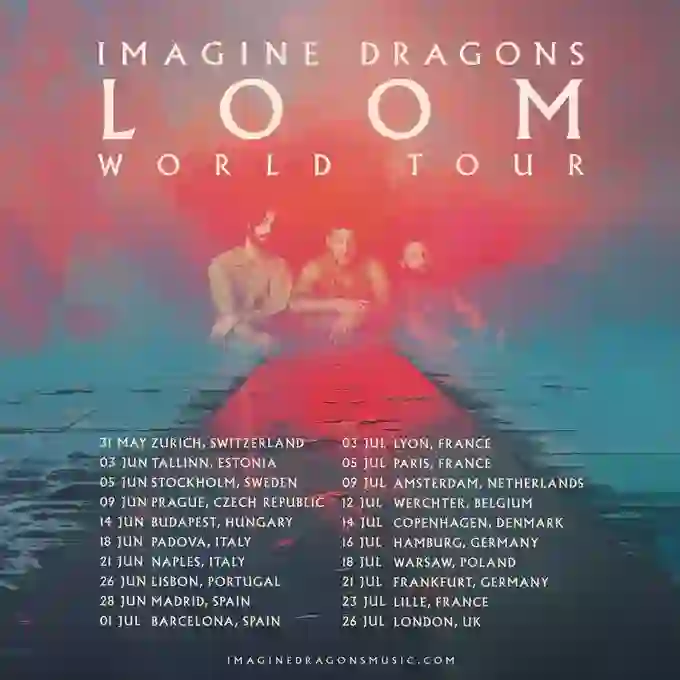 Loom World Tour 2025 Europe UK Date Venue