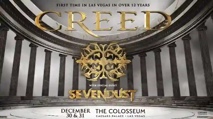 seating Chart Creed Colosseum las vegas