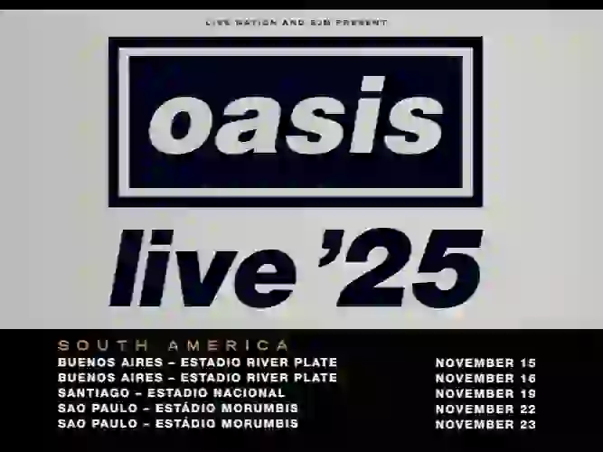 oasis south America 2025