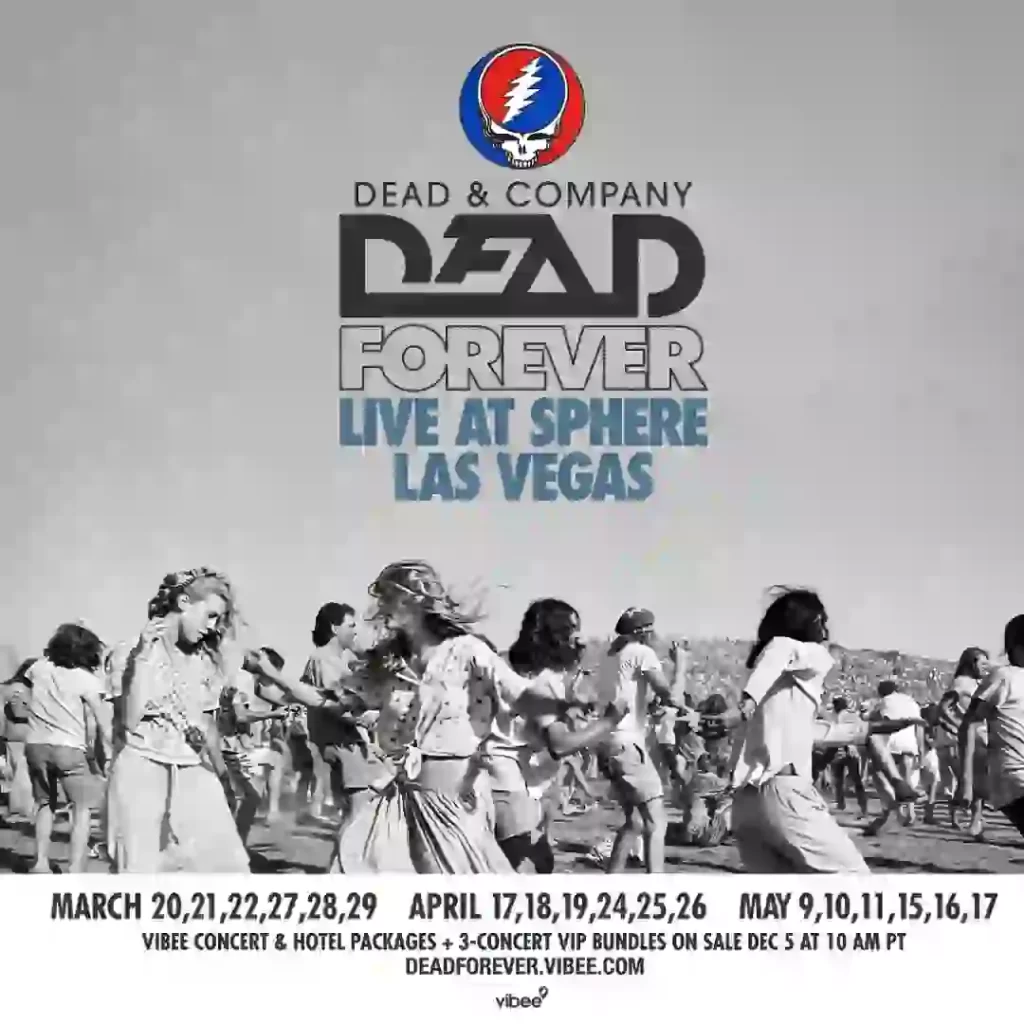 las Vegas Sphere dead and company dates poster