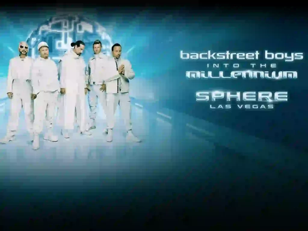 Backstreet Boys Las Vegas Sphere Poster